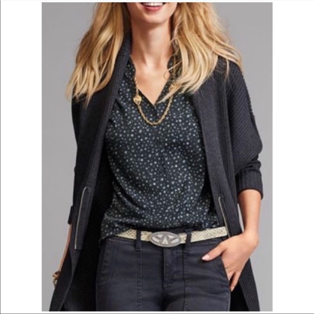 Cabi Starry Astral Night Button Down Blouse